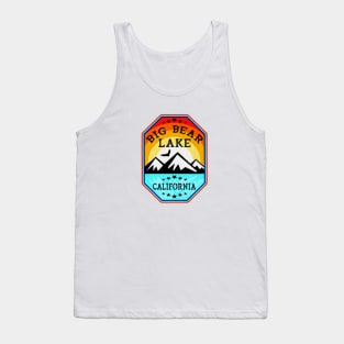 Ski Big Bear Lake California Nevada Skiing Mountain Sunrise Tank Top